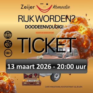 Entreebewijs Vrijdag 13 maart 2026